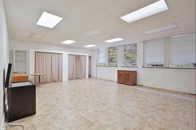 9291 NC-171, Williamston, NC 27892 - interior space with a drop ceiling and baseboards