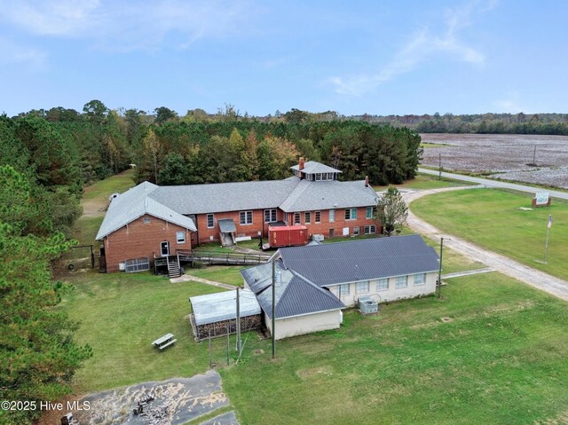 9291 NC-171, Williamston, NC 27892 - aerial view of property and surrounding area with a forest