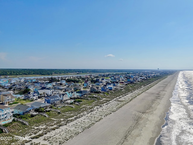 379 Ocean Blvd W, Holden Beach, NC 28462 - aerial view of residential area with expansive beach