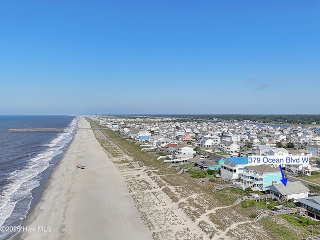 379 Ocean Blvd W, Holden Beach, NC 28462 - water view featuring local beach