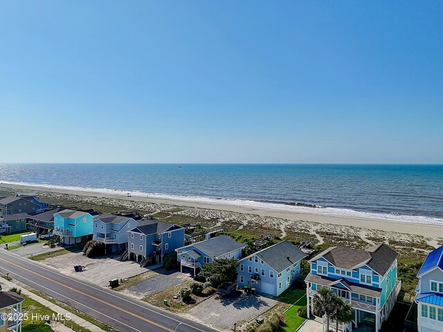 379 Ocean Blvd W, Holden Beach, NC 28462 - aerial perspective of suburban area with waterfront with a beach