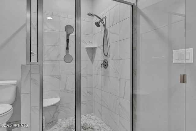 697 Jenoa Loop, Castle Hayne, NC 28429 - bathroom with toilet and a shower stall