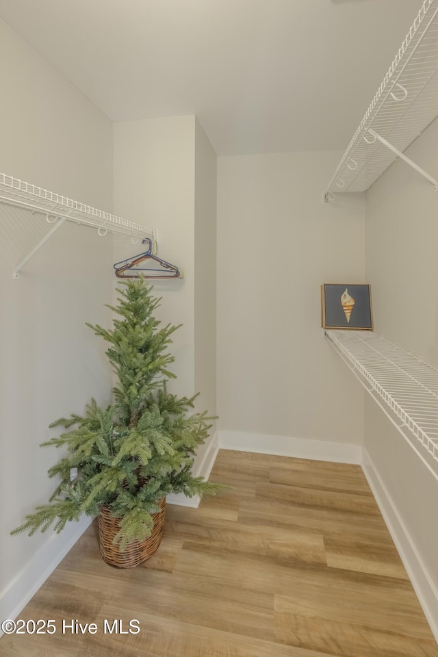 200 Twin Oaks Dr Unit B, Hampstead, NC 28443 - walk in closet featuring wood finished floors