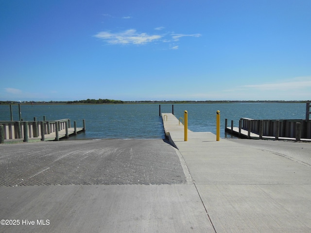 200 Twin Oaks Dr Unit B, Hampstead, NC 28443 - dock with a water view