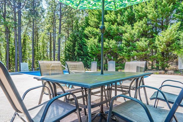 118 Lancashire Ln, West End, NC 27376 - view of patio / terrace with outdoor dining area