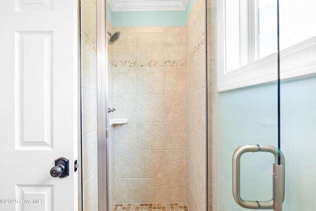 104 SE 32nd St, Oak Island, NC 28465 - full bath featuring a stall shower and crown molding