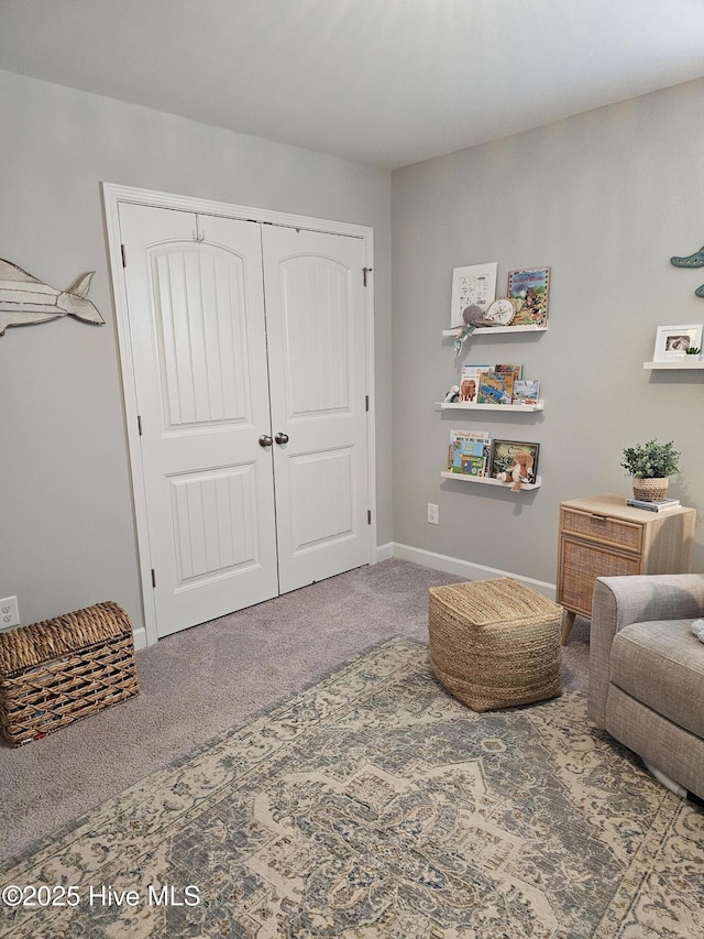 568 Transom Way, Sneads Ferry, NC 28460 - living area with carpet and baseboards