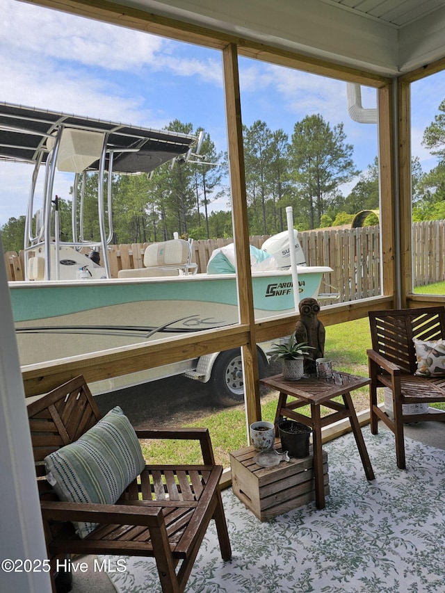 568 Transom Way, Sneads Ferry, NC 28460 - view of sunroom