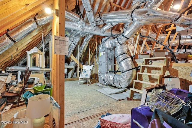 886 Hollybriar Dr SE, Bolivia, NC 28422 - unfinished attic with heating unit