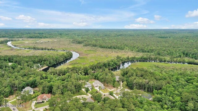 886 Hollybriar Dr SE, Bolivia, NC 28422 - aerial view of property's location with a forest and a large body of water
