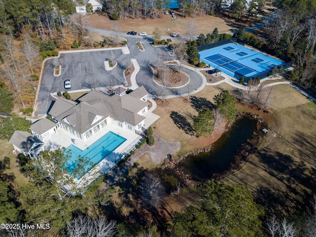 886 Hollybriar Dr SE, Bolivia, NC 28422 - bird's eye view of a pool area
