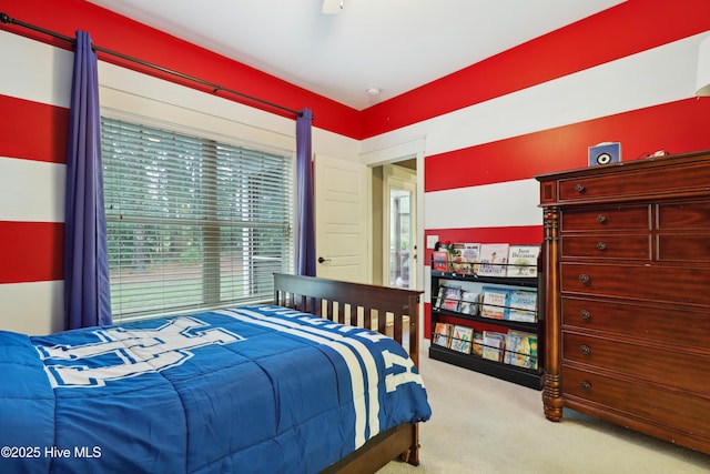 bedroom with carpet flooring