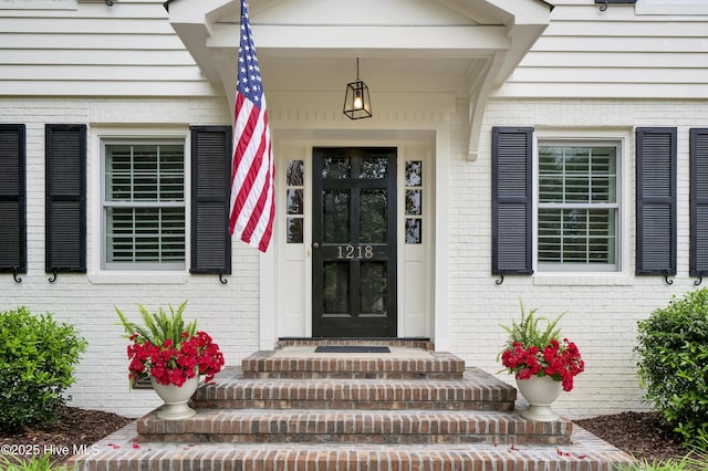 1218 Country Club Rd, Wilmington, NC 28403 - property entrance with brick siding