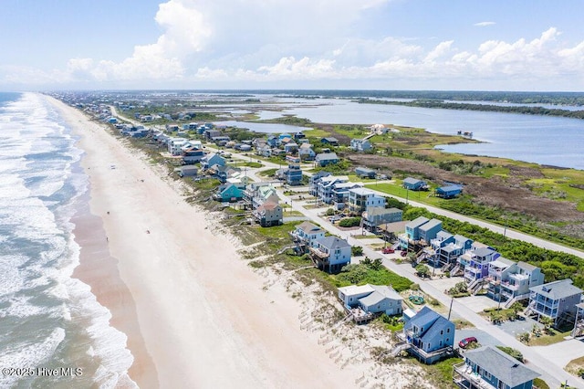 drone / aerial view of expansive beach