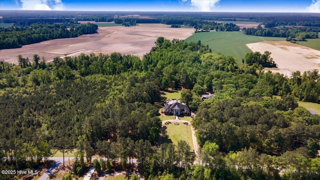 342 Shirley Plantation Dr, Snow Hill, NC 28580 - aerial view of sparsely populated area featuring a forest