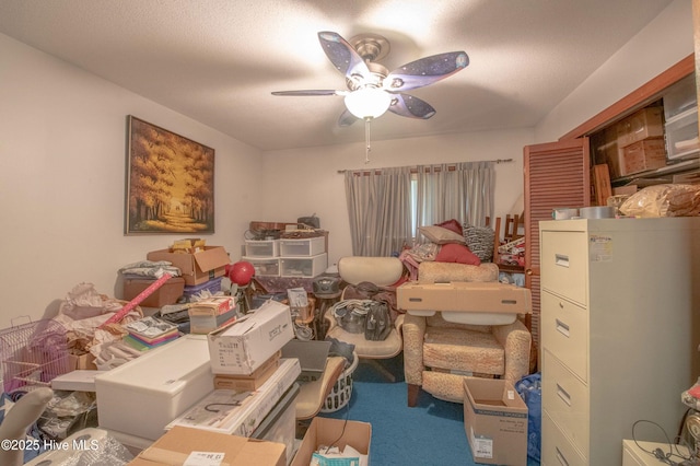 525 Edwards Rd, Jacksonville, NC 28540 - bedroom with carpet floors and a ceiling fan