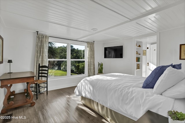 1855 Newkirk Rd, Wilmington, NC 28409 - bedroom featuring wood ceiling and wood finished floors