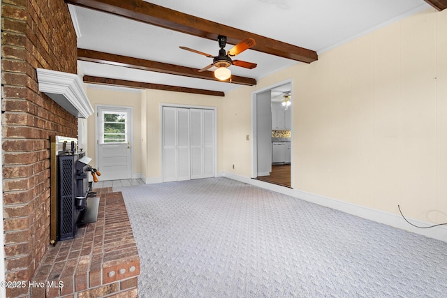 330 Breckenridge Dr, Wilmington, NC 28412 - view of patio featuring a ceiling fan