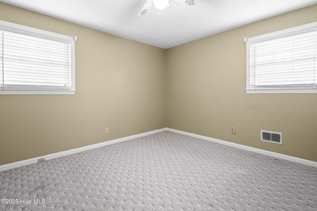 330 Breckenridge Dr, Wilmington, NC 28412 - carpeted spare room featuring healthy amount of natural light, ceiling fan, and baseboards