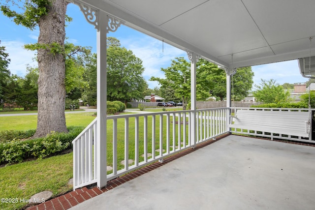 330 Breckenridge Dr, Wilmington, NC 28412 - porch featuring a yard