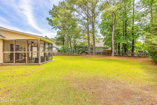 7394 Red Stone Ct, Leland, NC 28451 - view of yard featuring a sunroom