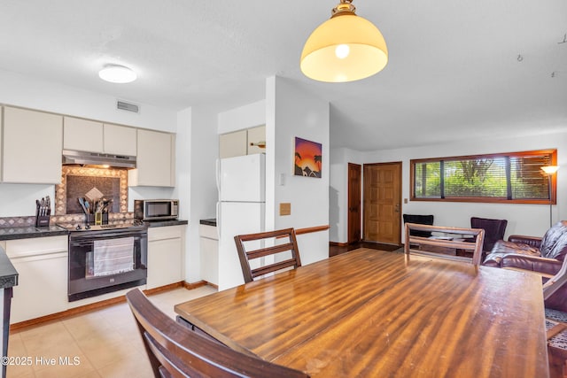view of dining room