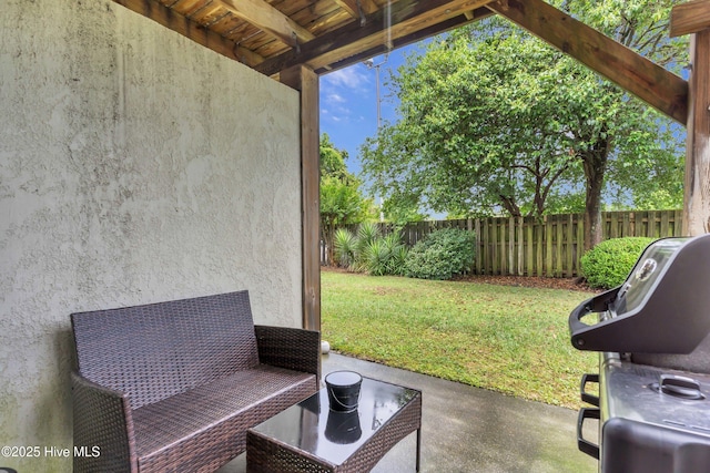 view of patio