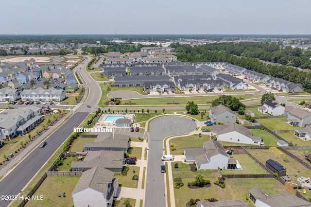 5112 Fortuna Dr, Leland, NC 28451 - aerial overview of property's location with nearby suburban area