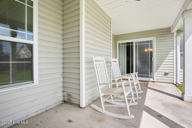 312 Hughes Ln, Jacksonville, NC 28546 - view of patio featuring a porch