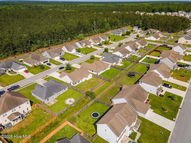 312 Hughes Ln, Jacksonville, NC 28546 - aerial perspective of suburban area featuring a forest