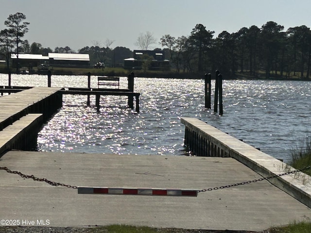 201 Shreveport Ct, Havelock, NC 28532 - dock area with a water view