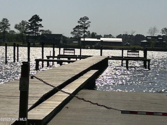 201 Shreveport Ct, Havelock, NC 28532 - dock with a water view
