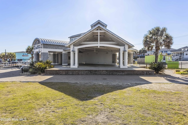 back of property featuring a patio area