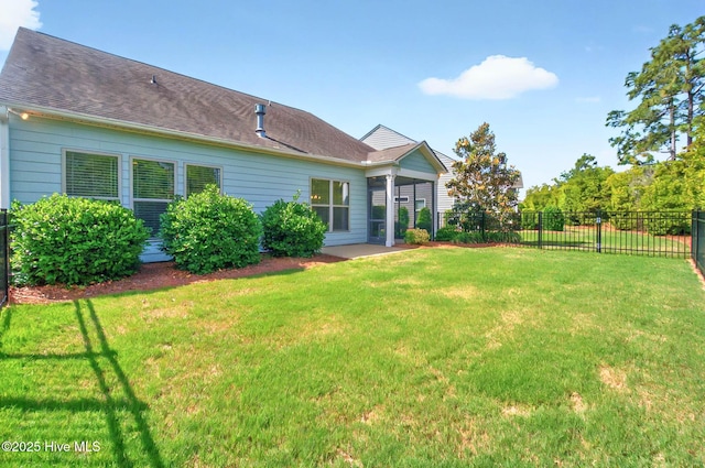 3524 Laughing Gull Ter, Wilmington, NC 28412 - rear view of property with a patio area