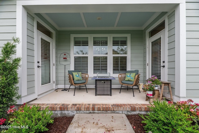 view of patio / terrace featuring a porch