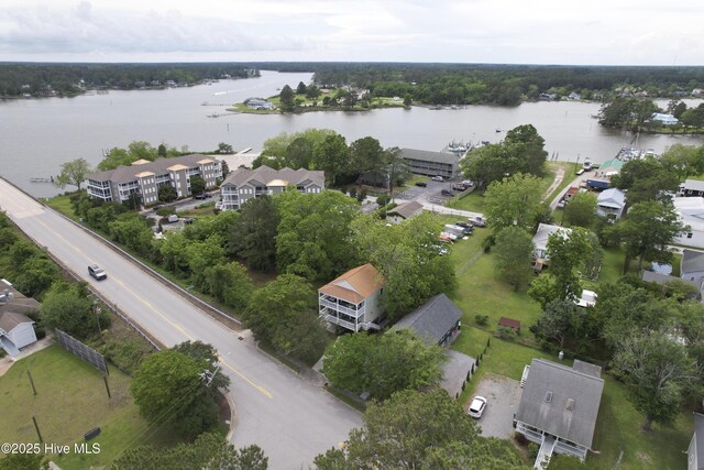 297 Broad St, Oriental, NC 28571 - aerial view of property's location featuring a nearby body of water