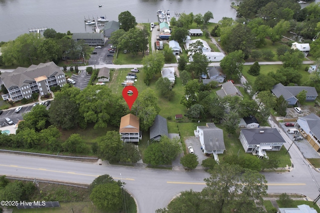 297 Broad St, Oriental, NC 28571 - view of property location featuring a large body of water and nearby suburban area