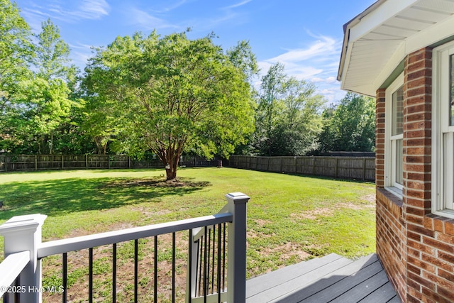 205 Sand Dollar Ln, Hampstead, NC 28443 - view of yard with a deck