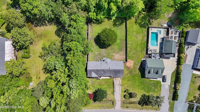 205 Sand Dollar Ln, Hampstead, NC 28443 - aerial view of a pool