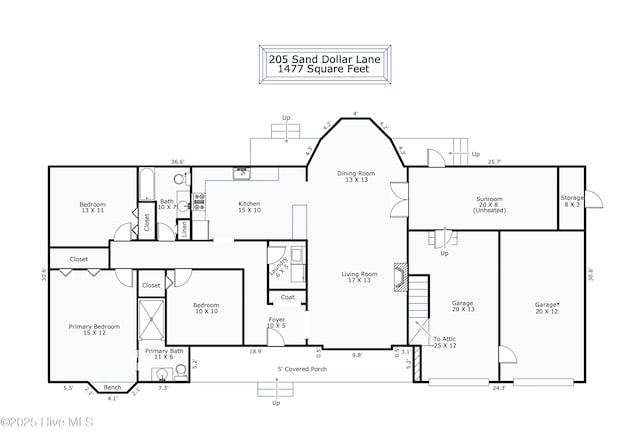 205 Sand Dollar Ln, Hampstead, NC 28443 - home floor plan