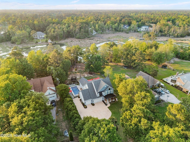 708 Cordgrass Rd, Hampstead, NC 28443 - aerial overview of property's location featuring a forest