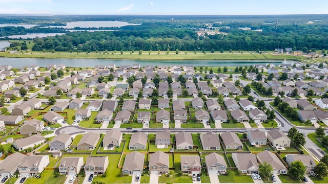 410 Isabelle St, New Bern, NC 28560 - aerial perspective of suburban area with a large body of water