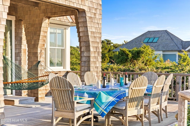 21 Sea Gull Trl, Bald Head Island, NC 28461 - view of patio / terrace featuring a deck