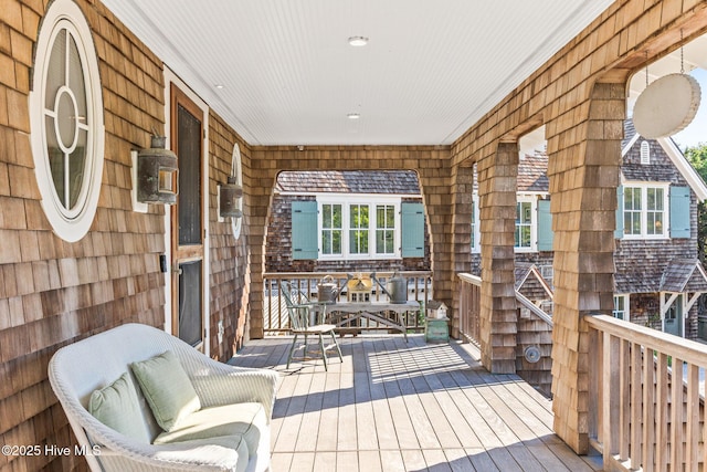 21 Sea Gull Trl, Bald Head Island, NC 28461 - view of wooden porch