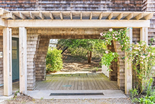 21 Sea Gull Trl, Bald Head Island, NC 28461 - view of wooden terrace