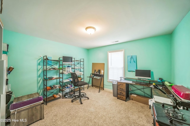239 Shellbank Dr, Sneads Ferry, NC 28460 - view of carpeted home office