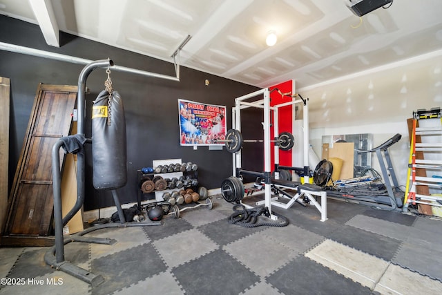 view of workout room