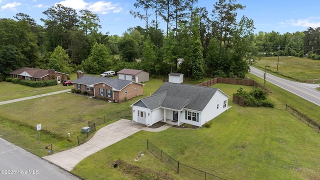 view of subject property