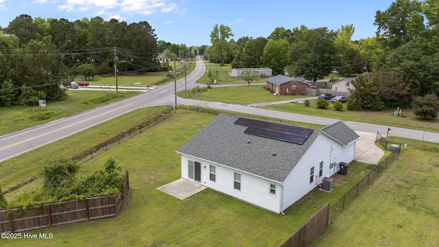 view from above of property