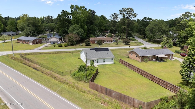 view of subject property